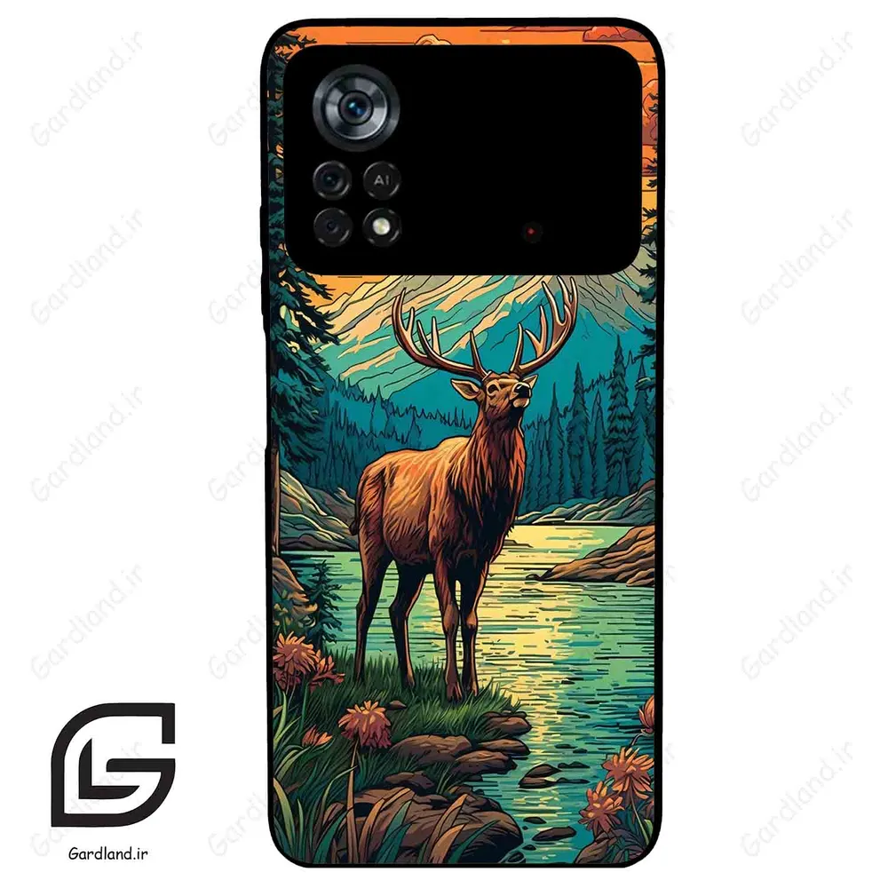قاب گوشی شیائومی پوکو ایکس 4 پرو (Poco X4 Pro 5G ) طرح گوزن کد 2471