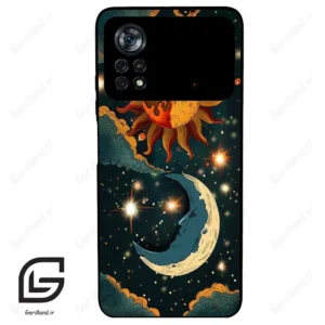 قاب گوشی شیائومی پوکو ایکس 4 پرو (Poco X4 Pro 5G ) طرح ماه کد 2474