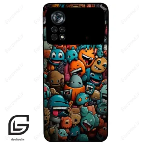 قاب گوشی شیائومی پوکو ایکس 4 پرو (Poco X4 Pro 5G ) طرح استیکر کد 2478