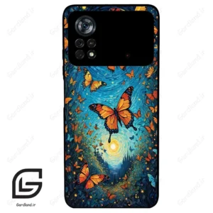 قاب گوشی شیائومی پوکو ایکس 4 پرو (Poco X4 Pro 5G ) طرح پروانه کد 2479