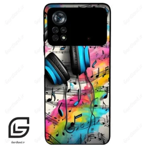 قاب گوشی شیائومی پوکو ایکس 4 پرو (Poco X4 Pro 5G ) طرح موسیقی کد 2482