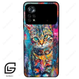 قاب گوشی شیائومی پوکو ایکس 4 پرو (Poco X4 Pro 5G ) طرح گربه کد 2488