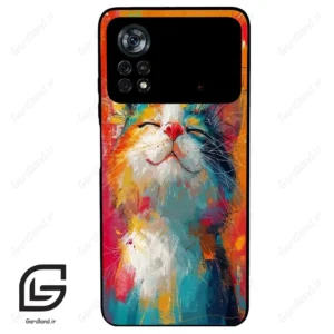 قاب گوشی شیائومی پوکو ایکس 4 پرو (Poco X4 Pro 5G ) طرح گربه کد 2489