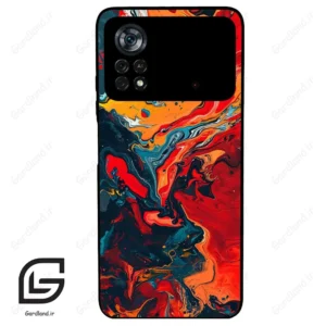 قاب گوشی شیائومی پوکو ایکس 4 پرو (Poco X4 Pro 5G ) طرح ابرنگی کد 2490