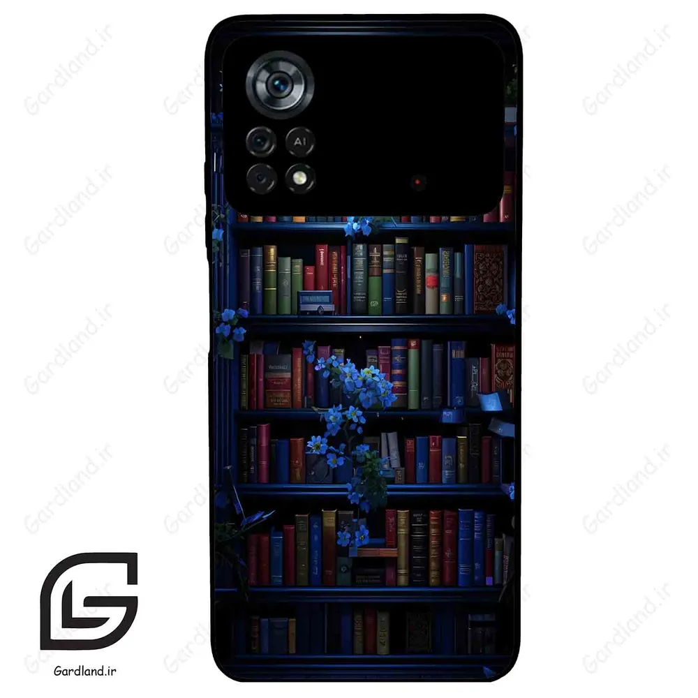قاب گوشی شیائومی پوکو ایکس 4 پرو (Poco X4 Pro 5G ) طرح کتابخانه کد 2528