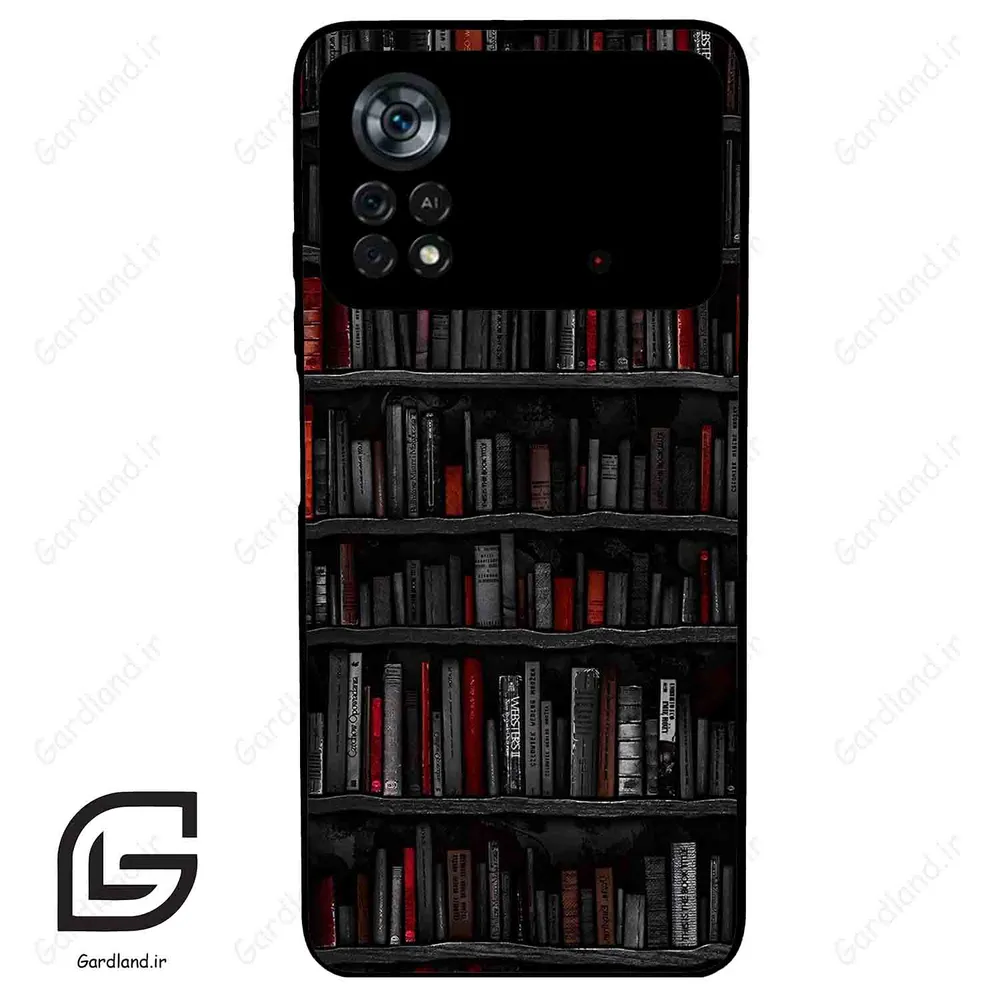 قاب گوشی شیائومی پوکو ایکس 4 پرو (Poco X4 Pro 5G ) طرح کتابخانه کد 2540