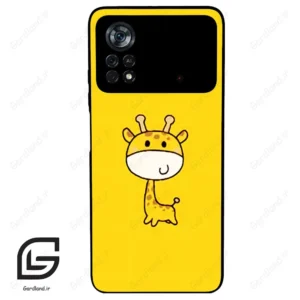 قاب گوشی شیائومی پوکو ایکس 4 پرو (Poco X4 Pro 5G ) طرح زرافه کد 2552