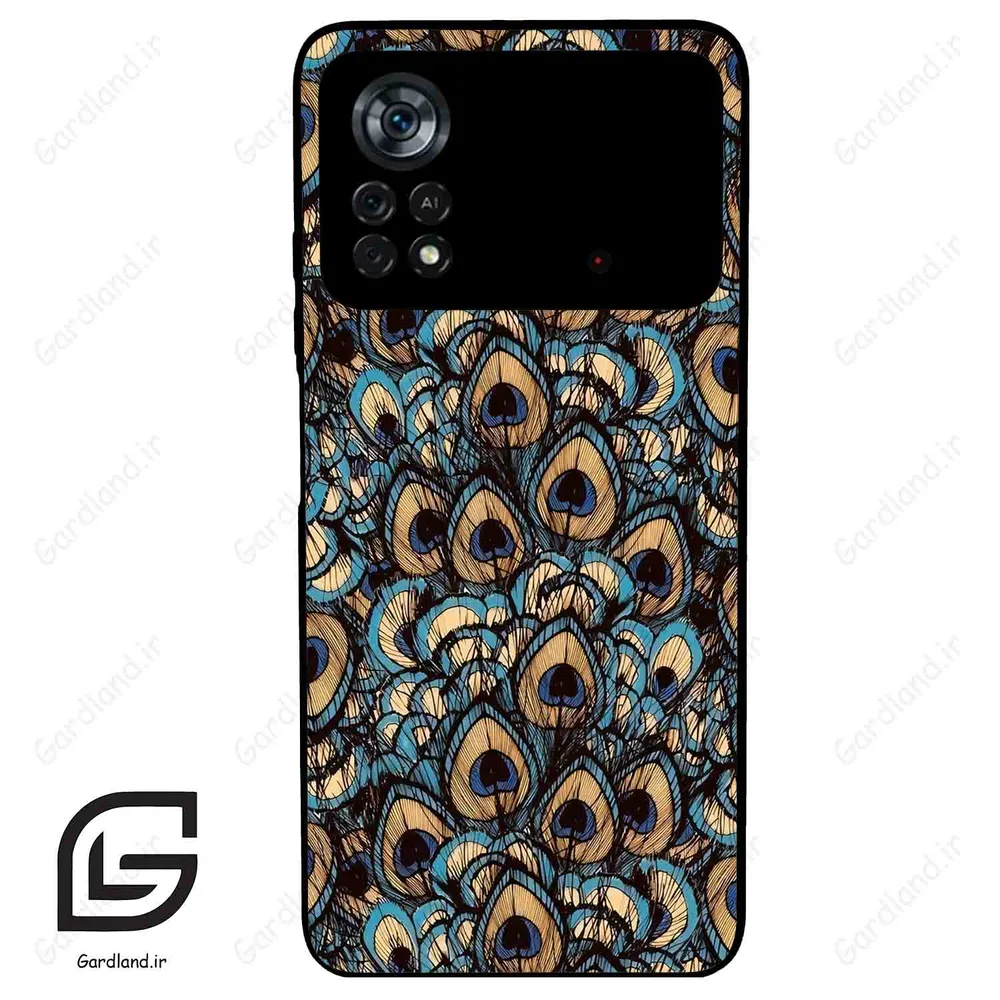 قاب گوشی شیائومی پوکو ایکس 4 پرو (Poco X4 Pro 5G ) طرح طاووس کد 2572