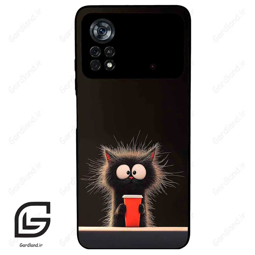 قاب گوشی شیائومی پوکو ایکس 4 پرو (Poco X4 Pro 5G ) طرح گربه کد 2580