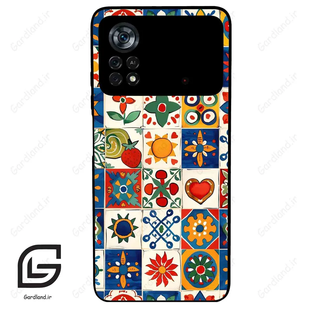 قاب گوشی شیائومی پوکو ایکس 4 پرو (Poco X4 Pro 5G ) طرح کاشی کد 2594