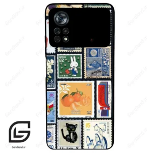 قاب گوشی شیائومی پوکو ایکس 4 پرو (Poco X4 Pro 5G ) طرح تمبر کد 2603