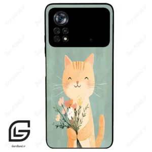 قاب گوشی شیائومی پوکو ایکس 4 پرو (Poco X4 Pro 5G ) طرح گربه کد 2619