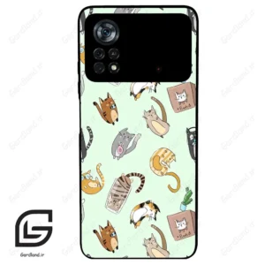 قاب گوشی شیائومی پوکو ایکس 4 پرو (Poco X4 Pro 5G ) طرح گربه کد 2622