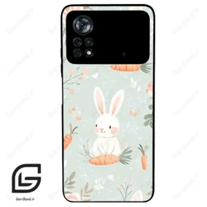 قاب گوشی شیائومی پوکو ایکس 4 پرو (Poco X4 Pro 5G ) طرح خرگوش کد 2628