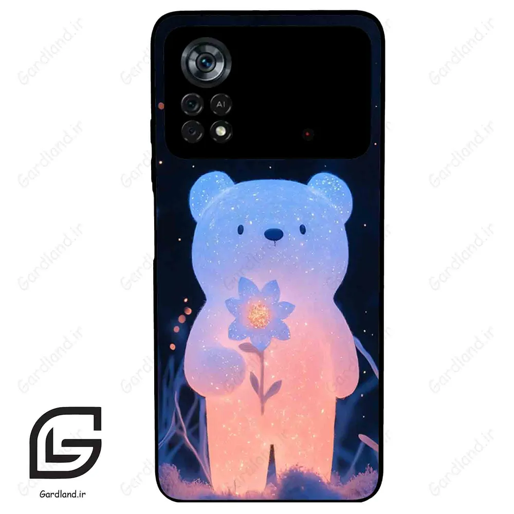 قاب گوشی شیائومی پوکو ایکس 4 پرو (Poco X4 Pro 5G ) طرح خرس کد 2644