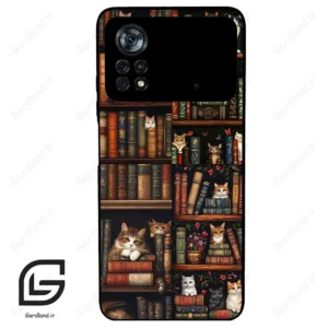 قاب گوشی شیائومی پوکو ایکس 4 پرو (Poco X4 Pro 5G ) طرح کتابخانه کد 2675
