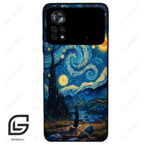 قاب گوشی شیائومی پوکو ایکس 4 پرو (Poco X4 Pro 5G ) طرح شب کد 2801