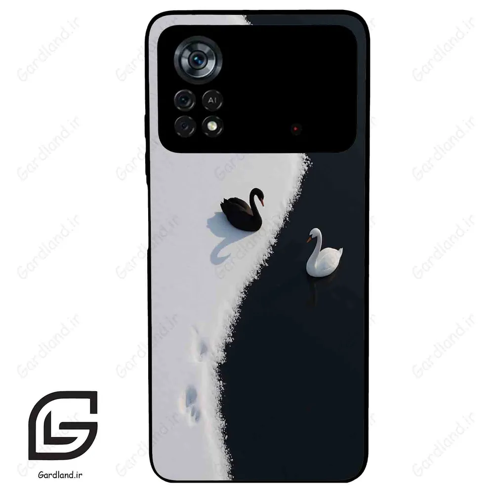 قاب گوشی شیائومی پوکو ایکس 4 پرو (Poco X4 Pro 5G ) طرح قو کد 2804
