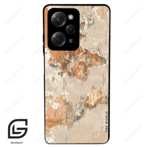 قاب گوشی شیائومی پوکو ایکس 5 پرو (Poco X5 Pro ) طرح نقشه کد 2187