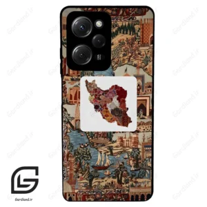 قاب گوشی شیائومی پوکو ایکس 5 پرو (Poco X5 Pro ) طرح نقشه ایران کد 2287