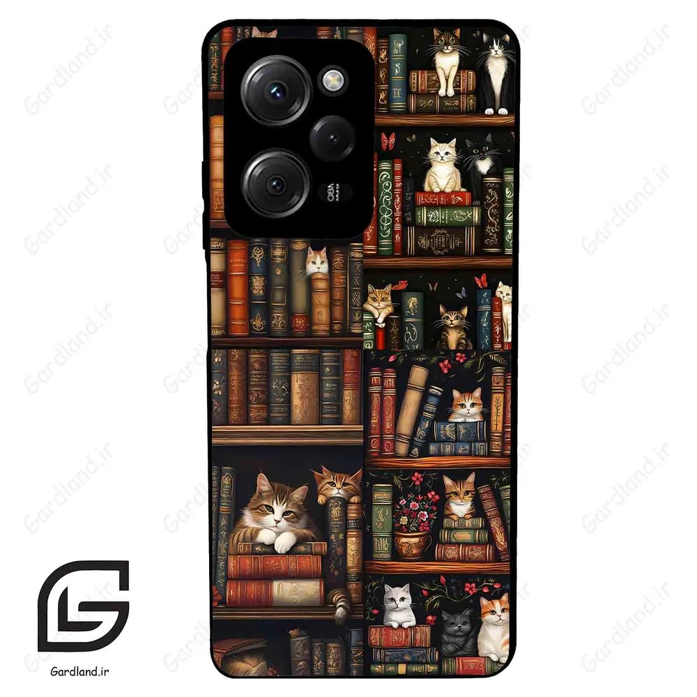 قاب گوشی شیائومی پوکو ایکس 5 پرو (Poco X5 Pro ) طرح کتابخانه کد 2675