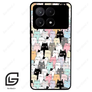 قاب گوشی شیائومی پوکو ایکس 6 پرو (Poco X6 Pro ) طرح گربه کد 2019