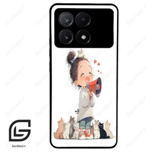 قاب گوشی شیائومی پوکو ایکس 6 پرو (Poco X6 Pro ) طرح دخترانه کد 2027