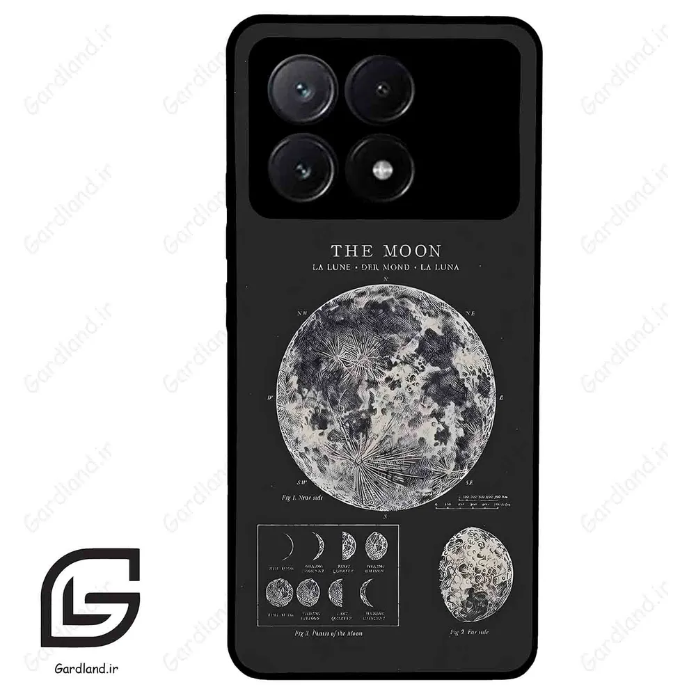 قاب گوشی شیائومی پوکو ایکس 6 پرو (Poco X6 Pro ) طرح ماه کد 2175