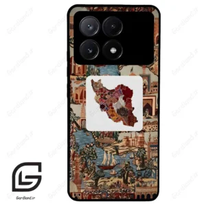قاب گوشی شیائومی ردمی کی 70E (Redmi K70E ) طرح نقشه ایران کد 2287