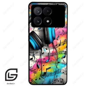قاب گوشی شیائومی پوکو ایکس 6 پرو (Poco X6 Pro ) طرح موسیقی کد 2482