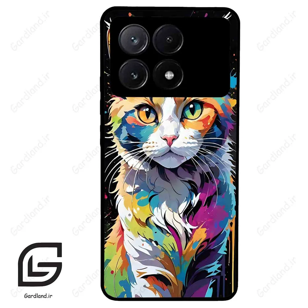 قاب گوشی شیائومی پوکو ایکس 6 پرو (Poco X6 Pro ) طرح گربه کد 2483