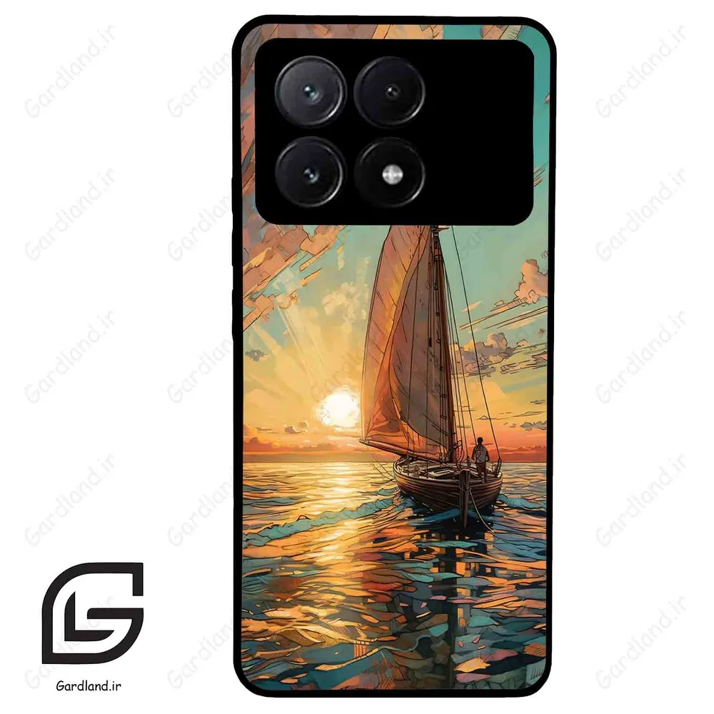 قاب گوشی شیائومی ردمی کی 70E (Redmi K70E ) طرح قایق کد 2485