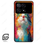 قاب گوشی شیائومی ردمی کی 70E (Redmi K70E ) طرح گربه کد 2489
