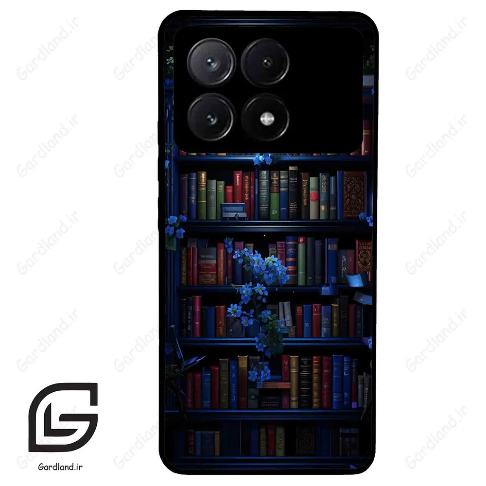 قاب گوشی شیائومی ردمی کی 70E (Redmi K70E ) طرح کتابخانه کد 2528