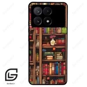 قاب گوشی شیائومی پوکو ایکس 6 پرو (Poco X6 Pro ) طرح کتابخانه کد 2537