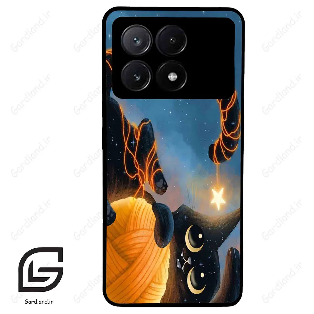 قاب گوشی شیائومی پوکو ایکس 6 پرو (Poco X6 Pro ) طرح گربه کد 2654