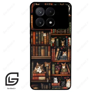 قاب گوشی شیائومی پوکو ایکس 6 پرو (Poco X6 Pro ) طرح کتابخانه کد 2675
