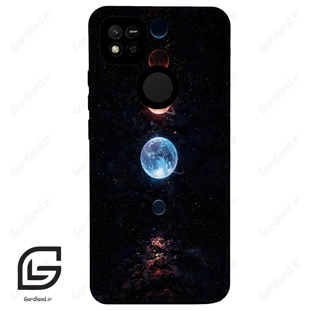 قاب گوشی شیائومی ردمی 10 آ (Redmi 10A ) طرح ماه کد 2198