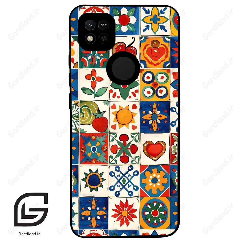 قاب گوشی شیائومی ردمی 10 آ (Redmi 10A ) طرح کاشی کد 2594