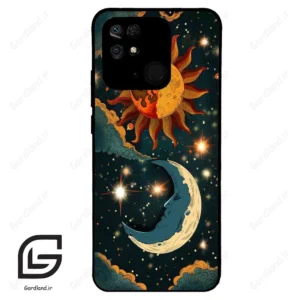 قاب گوشی شیائومی ردمی 10 سی (Redmi 10C ) طرح ماه کد 2474
