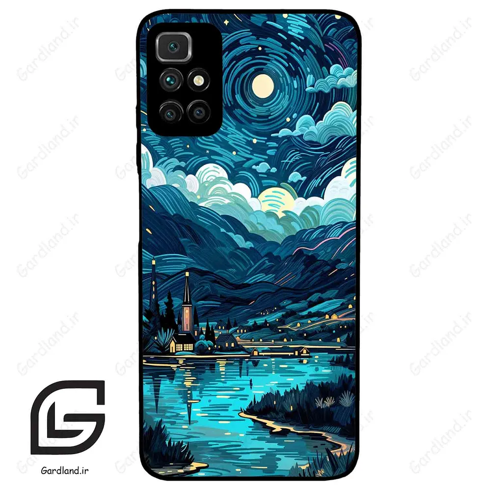 قاب گوشی شیائومی ردمی 10 (Redmi 10 4G ) طرح شب کد 2425