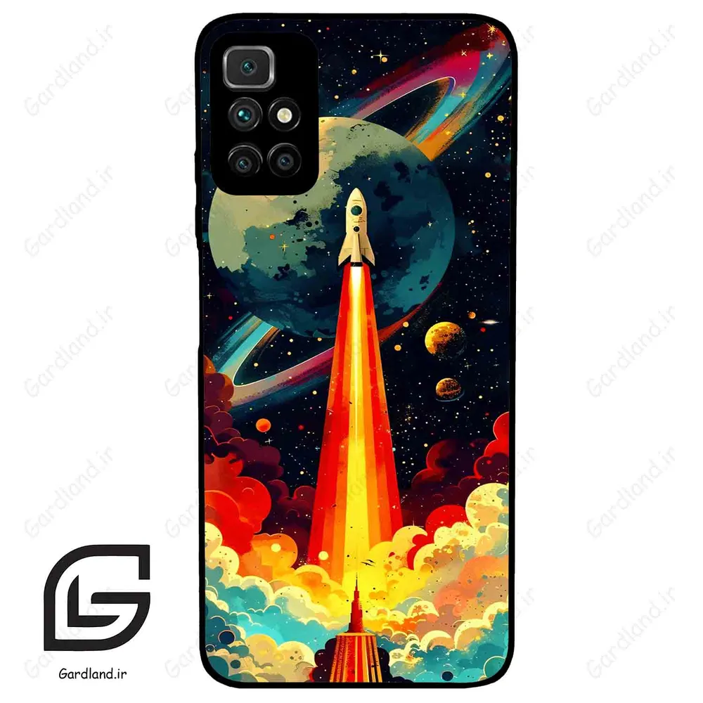 قاب گوشی شیائومی ردمی 10 (Redmi 10 4G ) طرح موشک کد 2463