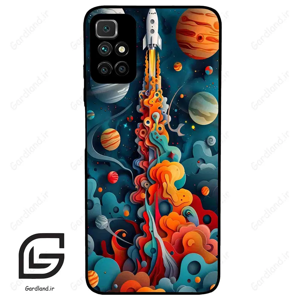 قاب گوشی شیائومی ردمی 10 (Redmi 10 4G ) طرح موشک کد 2470