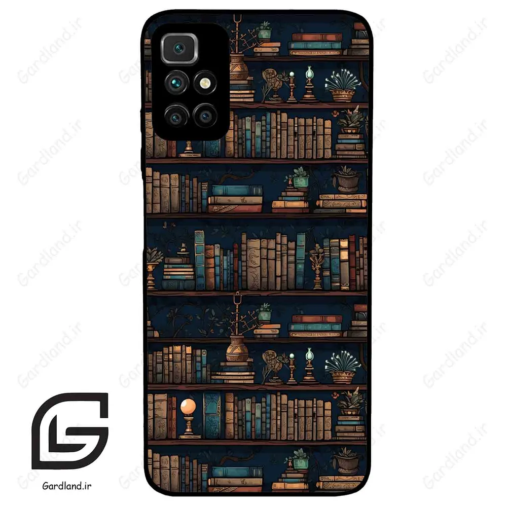 قاب گوشی شیائومی ردمی 10 (Redmi 10 4G ) طرح کتابخانه کد 2536