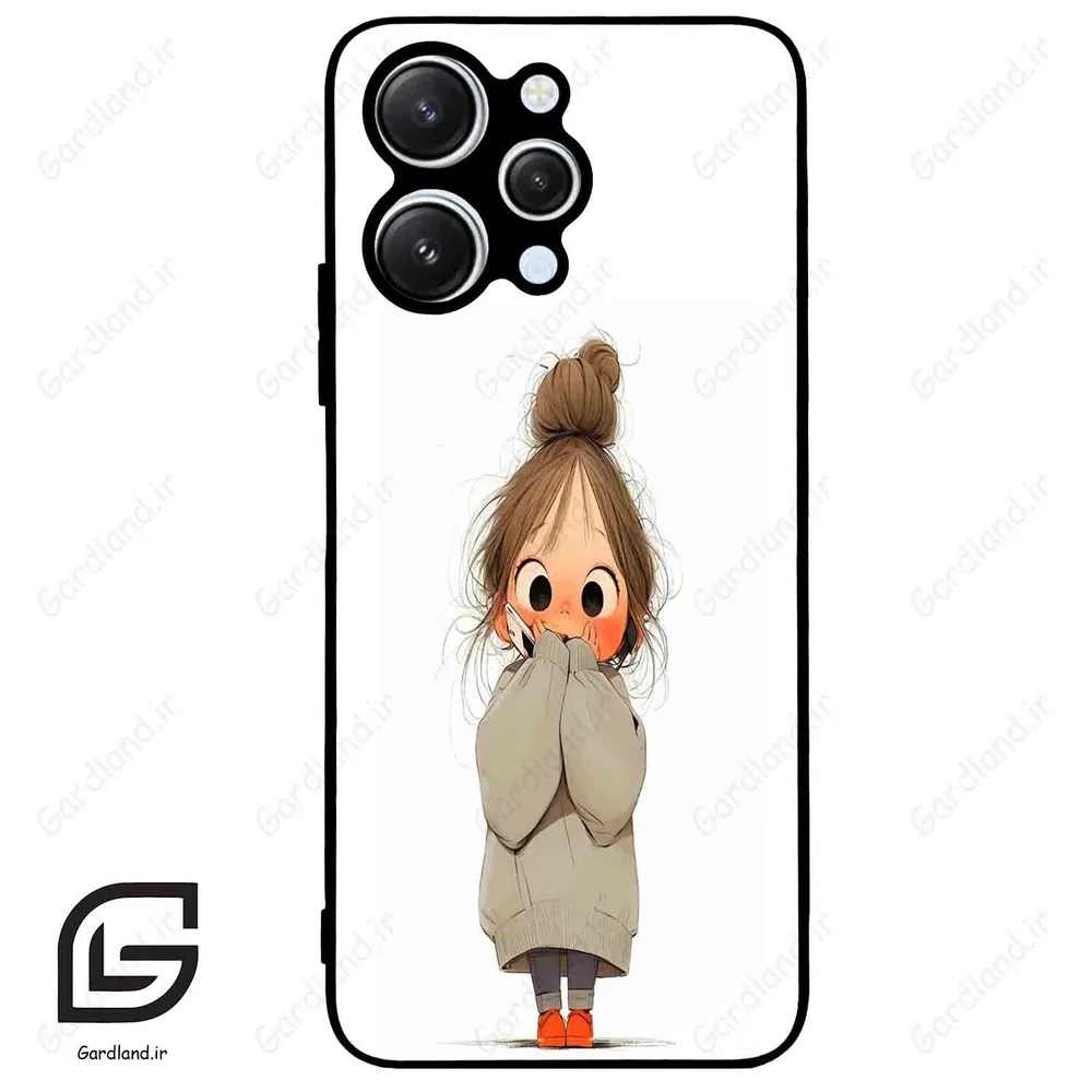 قاب گوشی شیائومی ردمی 12 (Redmi 12 ) طرح دخترانه کد 2054