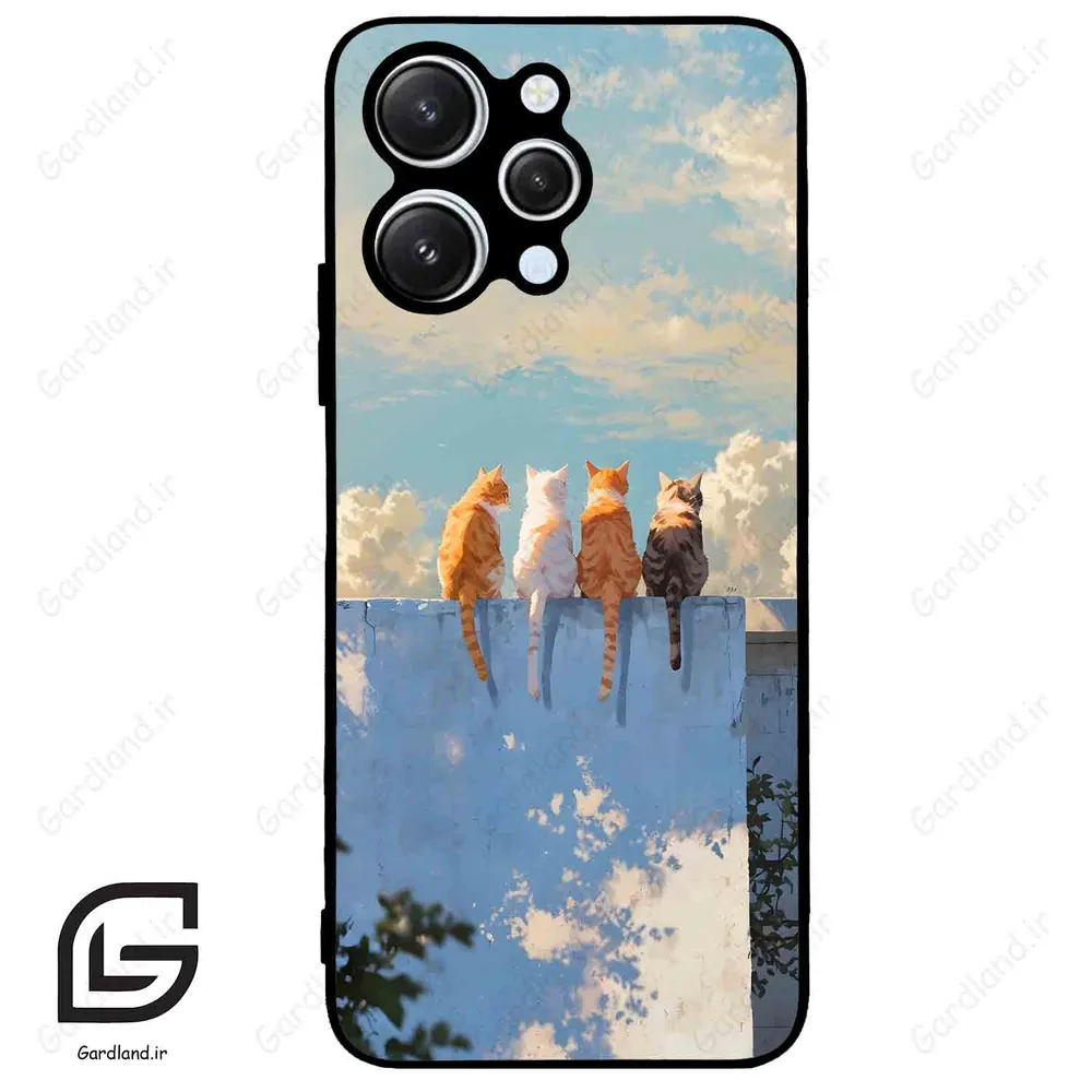 قاب گوشی شیائومی ردمی 12 (Redmi 12 ) طرح گربه کد 2367