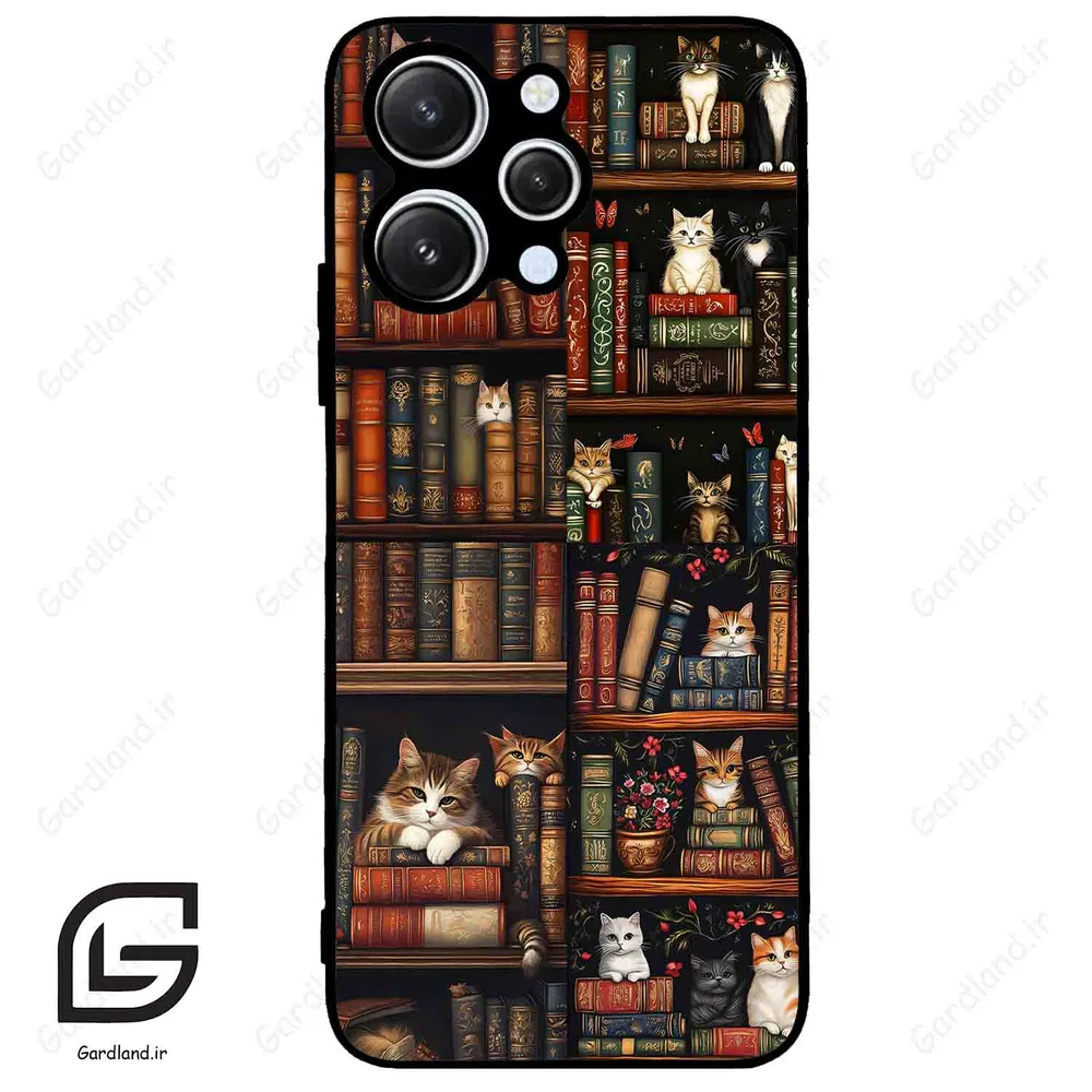 قاب گوشی شیائومی ردمی 12 (Redmi 12 ) طرح کتابخانه کد 2532