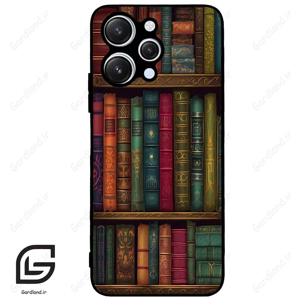 قاب گوشی شیائومی ردمی 12 (Redmi 12 ) طرح کتابخانه کد 2538