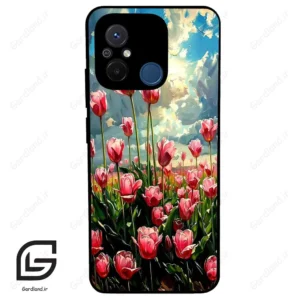 قاب گوشی شیائومی ردمی 12 سی (Redmi 12C ) طرح گل کد 2055
