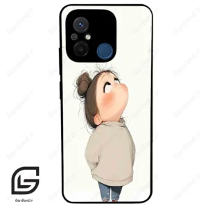 قاب گوشی شیائومی ردمی 12 سی (Redmi 12C ) طرح دختر کد 2057